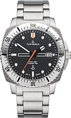 TUW Ruhla Kampftaucher 10443-021101-I Herren Automatikuhr 200m Wasserdicht