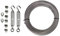 KAMERO Edelstahl V4A, Drahtseil-Set, Drahtseil, 2 Seilspanner, 6 Bügelklemmen, 2 Kauschen, 10 Meter, 5mm, rostfrei
