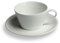 SWEET HOME Tazza Gigante Portabustine Zucchero con Piatto in Porcellana Bianca cod.ZC00130XX cm 11,5 h diam. 28 by Varotto & Co.