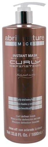 abril et nature - Haarmaske Locken, Curly Definition Mask, Für Lockiges & Welliges Haar, Anti Frizz & Hitzeschutz für Haare, Professional Conditioner Locken, 1000 ml