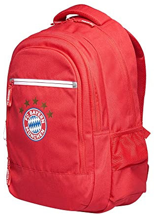 FC Bayern München Schulrucksack - 5 Sterne - rot Rucksack FCB Backpack