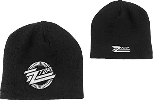 Beanie Hat (Unisex-U) Circle Logo (Nero)