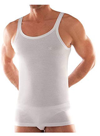 GICIPI Vogatore filo di scozia uomo ANNIC GCP CESARATO spalla stretta art. 2311 (3pz) - 5, Bianco