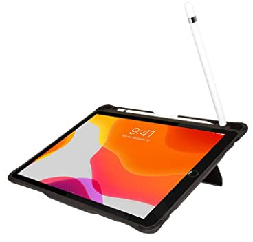 Port Designs Manchester II - Custodia Protettiva Rinforzata per Apple iPad 10.2 Pollici/iPad Air 10.5, Colore: Nero