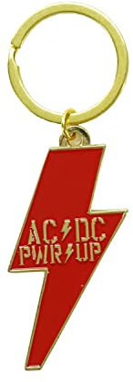 AC/DC PWR Up Bold Unisex Schlüsselanhänger Standard Zinklegierung Band-Merch, Bands