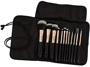 Peggy Sage - Set de 12 pinceaux maquillage - Rose gold