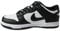 Nike W Dunk Low, Scarpe da Basket Donna, White/Black-White, 38.5 EU