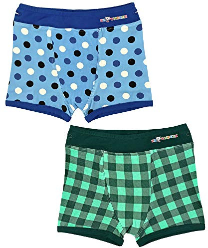 EZ SOX Ez Undeez Boys Boxers Toddler Training Underwear with EZ Pull up Handles, Tag Less