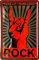 Tin Sign Blechschild 20x30 cm Tune up Turn Loud Pommes Gabel Rock it Werkstatt Bar Kneipe Kult Motiv