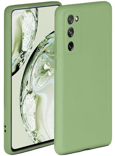 ONEFLOW Soft Case für Samsung Galaxy S20 FE/FE 5G Hülle aus Silikon mit Kameraschutz, Silikonhülle mit erhöhtem Schutz fürs Display, Backcover Schutzhülle, weiche Handyhülle, Grün