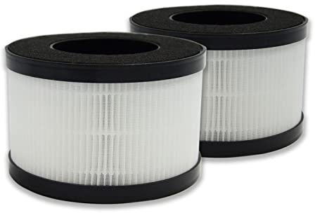 PUREBURG Paquete de 2 filtros HEPA de repuesto de 3 etapas compatibles con el purificador de aire HIMOX, AP01 (H01)