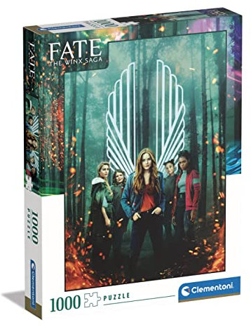 Clementoni - 39687 - Puzzle Fate The Winx Saga - 1000 Teile Für Erwachsene Und Kinder Ab 10 Jahre, Geschicklichkeitsspiel Für Die Ganze Familie