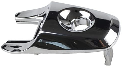 RLB-HILON Chrome Exterior Door Handle Lock Cylinder Cover Compatible with Ford Explorer 2011 to 2019 Year, Front Driver Side, BA1Z-78218A14-A