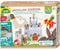 Lena 42831 - Eco Upcycling Bastelset Königreich, Ritterburg aus Papierbögen und Haushaltsgegenständen, 2 in 1 Mobile und Spielset, Klebeset für Jungen und Mädchen, Papierbasteln für Kinder ab 6 Jahren