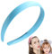 FAIRYGATE Rundes Samt Stirnband dickes Kronen Stirnband Damen Haar Stirnband Navy blau 4533