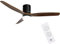 Grunkel - Ventilador de techo con luz LED SKYWIND-52WN. Motor DC. Mando a distancia. 6 velocidades. Temporizador 8 horas - 40W (Madera oscura)