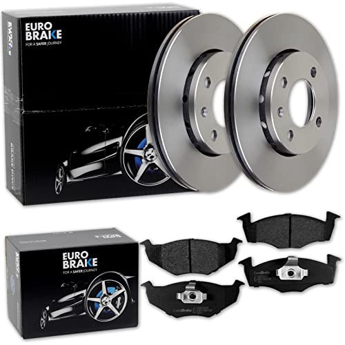 EuroBrake Bremsscheiben 239mm + Bremsbeläge vorne für Polo 6N