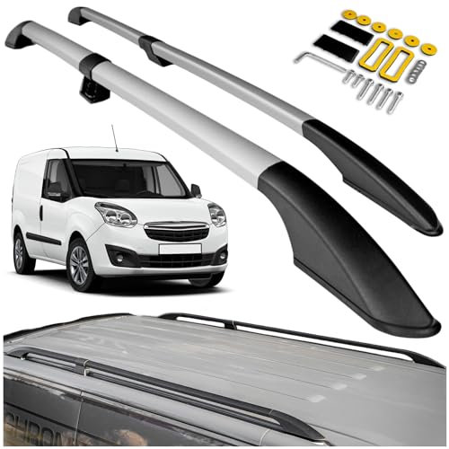 CHROMEMASTER | Compatibili con Fiat Doblo Long 2010-2022 | Barre Trasversali da Tetto, Mancorrenti sul Tetto | Sono Utilizzate per il Montaggio di Portapacchi, Box da Tetto o Portabiciclette