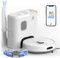Verefa Robot Aspirateur Laveur avec Station de Vidage Automatique L20M Plus, 5000PA 250Min 70 Jours Navigation LiDAR, 5 Cartes & 15 Zones Interdites Éditables, Base Amovible pour Utilisation à la Main