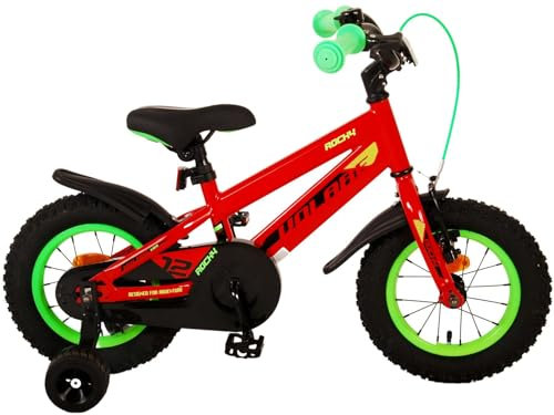 Volare Rocky Kinderfahrrad - Jungen - 12 Zoll - Rot