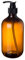 ulafbwur Transparenter Pumpflaschenspender aus Kunststoff, 300/500 ml, Lotion, Shampoo, Duschgel, Seifenspender, leere Badepumpe, Flasche, Braun, 300 ml