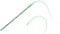 Fairnull Gum-friendly Cat Toy Safe Silicone Cat Stick 1 Set Cat Stick Interactive Silicone Cat Teaser Toy with Replaceable Top Simulated Mouse Tail Green