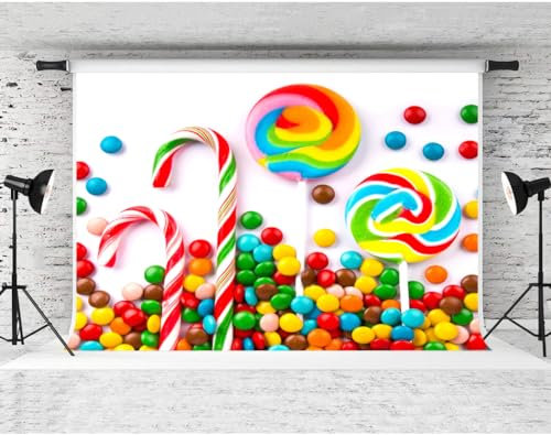 Süßigkeiten-Hintergrund, Lutscher, Süßigkeiten, Fotografie-Hintergründe, Willy Wonka, Hintergrund, Weihnachten, Neujahr, Geschenke, Kindergeburtstag, Party, Portrait, Fotostudio, Requisiten, Banner