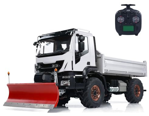 1/14 scala RC idraulico ribaltabile 4 x 4 metallo auto radiocomandata camion spazzaneve RC Hobby modelli