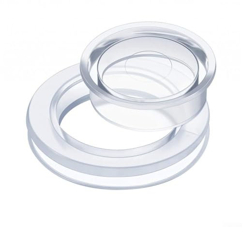 Juego de agujeros para sombrilla de mesa de patio para anillos y tapas, agujero para sombrilla para juego de anillos, sombrilla de mesa de patio de silicona para cubierta de tapa de anillo para vidrio