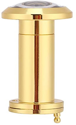 Sicherheits-Türspion, Türspion, 200-Grad-Türspion, Breiter Sichtspion, Türspion, 200-Grad-Weitwinkel-Türspion mit Sichtschutz (GOLD)