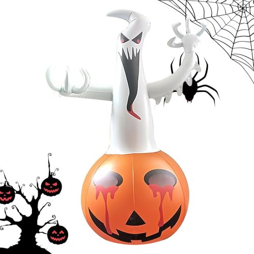 Halloween-Hüpfburgen, Gartendekorationen,Halloween-Hüpfburgen-Dekoration | Aufblasbare Halloween-Außendekoration,Beleuchteter, zu Halloween dekorierter Hof aus PVC für Halloween-Terrassen-Gartendekora