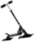 Schneescooter für Kinder, 2 Rad Scooter, Outdoor Schlitten für Jungen Und Mädchen, Schwarz