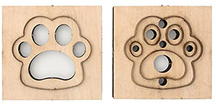 1 Set Leder Handwerk Hund Pfote Für Schlüssel Anhänger Form Modellierung Holz Form Stanzen Form Für Kunst Handwerk