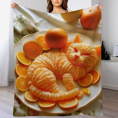 Katze Decke Flauschig, Super Warme Decke, Hochwertige Wohndecke, Weich & Komfort Flannel Decke, Wolldecke, Sofadecke, Fleecedecke, Tagesdecke （150×200cm）