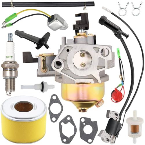 ZAMDOE Carburador GX240 de 8.0 HP para Honda GX270 de 9.0 HP 1616100-ZH9-820 16100-ZH9-W21 16100-ZE2-W71 GX20U1 GX270U GX270R, Motor WT30X WT30XK1 WT30XK2 Bomba de Agua con Filtro Aire 17210-ZE2-822