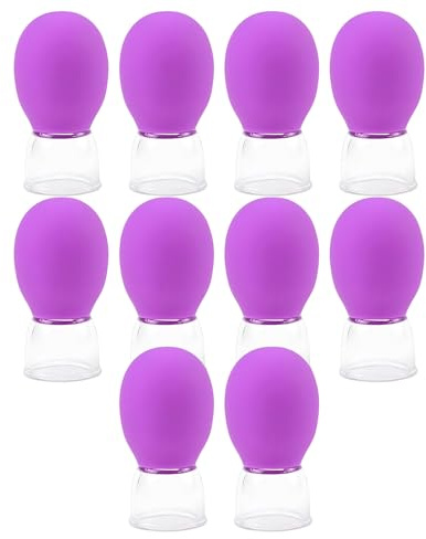 Glas Schröpfen Set Glas Silikon Schröpfen Tassen Massage Vakuumsaug Schröpfen Tassen Für Körper Gesichtsbein Rücken Schulter