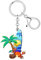 WEVENI Planche De Surf Fun Crab En Acrylique Porte-Clés Plage Vacances Cadeaux D'Été Pour Surfers Femmes Filles Sac Charms Porte-Monnaie Accessoires (Multiples)