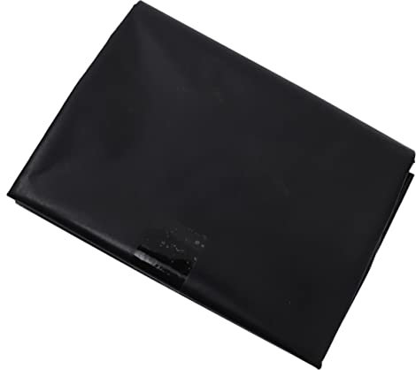 TOYANDONA Membrana Impermeable Suministro de Estanque Revestimiento para Estanque Lona de Estanque transatlántico Revestimiento de Estanque de plástico subsuelo del Estanque hdpe Negro