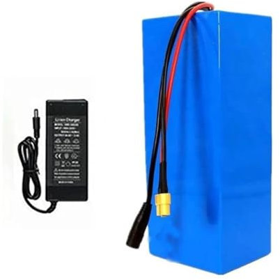 Batteria Per Bici Elettrica Da 48V 20Ah, Batteria Per Scooter Elettrico, Batteria Agli Ioni Di Litio 13S6P, Per Motocicletta Elettrica, Scooter Elettrico, Bici Elettrica (48V 20AH),XT60