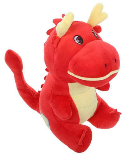 Vaguelly Plüsch Drache Kuscheltier für Chinesisches Neujahr Stofftier Drache für Familie und Freunde Sicheres und Langlebiges Plüschtier Bringt Festliche