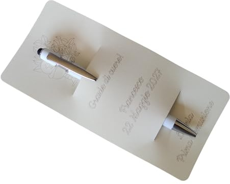 OGGETTANDO SET 12 Segnaposto Segnalibro COMUNIONE CALICE con Penna Personalizzati, Matrimonio, Nascita, Battesimo, Comunione, Laurea, Cresima, 18, 25 e 50 anni, Anniversari e Compleanni