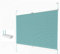 Home-Vision® Premium Plissee zum Anschrauben in der Glasleiste Innenrahmen (Türkis, B75cm x H200cm) Blickdicht Plissee Jalousie mit Halterungen zum Bohren, Sonnenschutzrollo Rollo