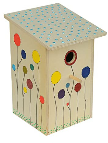 Wiemann Lehrmittel Nistkasten-Bausatz aus Holz zum Bauen und Selbstgestalten für Kinder