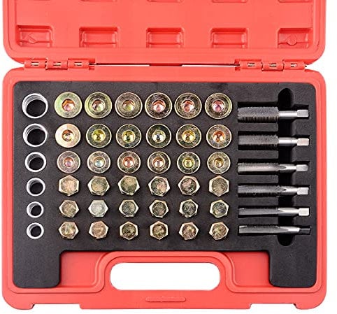 DAYUAN 114tlg Ölwanne Gewindereparatur Ölblassschraube Reparatursatz M13 x 1,25 | M13 M15 M17 M20 M22 x 1,5