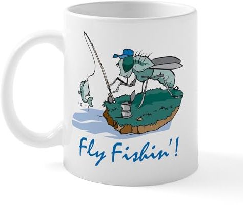 CafePress Fly Fishing Mug 11 oz (325 ml) Ceramic Coffee Mug