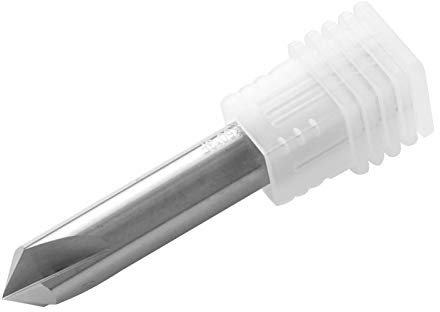 Nologo 1 Stück Aluminium Fasenfräser, Schaftfräser, 60 / 90 / 120 Grad, beschichtet, 3 Nuten, Hartmetall, 3 mm, 4 mm, 5 mm, 6 mm, 3X50LX60R