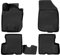 WALSER XTR Gummi Fussmatten Auto für Dacia Duster Allrad (HS) 04/2010-2015, 100% passgenaue Auto Fußmatten, robuste Universal Fußmatte Auto, Gummimatten Auto, Auto Fussmatten Gummi