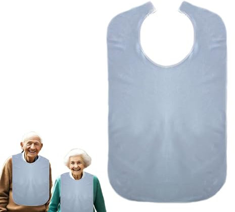 Cre9tive Lätzchen für Erwachsene Latz Kleckerlatz Ess-Schürze Senioren Wasserdicht