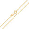 Old English Jewellers 9ct Yellow Gold on Silver Belcher Chain for Men & Women - 24. Silver & Gold Chain Necklace for Women & Men. Available in Sizes 16 - 24.