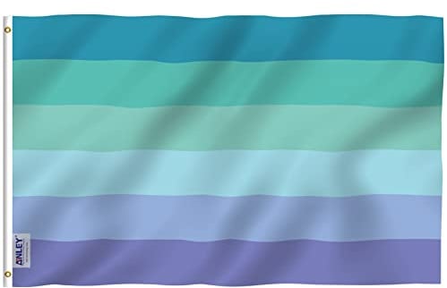 Anley Fly Breeze 3x5 Fuß Nomascsexual Pride Flag - Canvas-Header und Doppelnähte - Lesbische Frauenliebe LGBT-Flaggen Polyester mit Messingösen 3 X 5 Ft